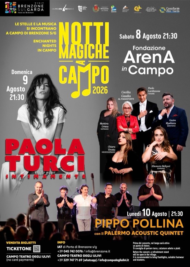 Magical Nights in Campo: concerts under the stars