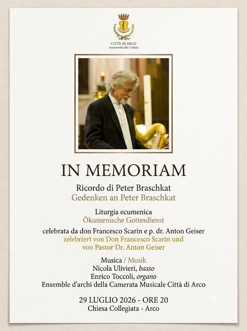 Ricordo di Peter Braschkat ad Arco